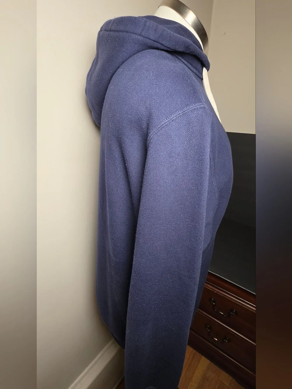 Polo by Ralph Lauren Navy Hoodie with White Winged 'R' Patch